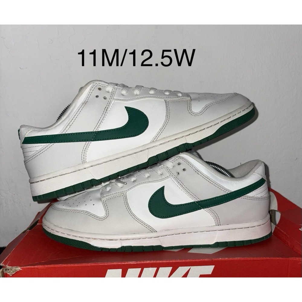 Nike Dunk Low Summit White Malachite Size 11M Pre-Owned DV0831-107